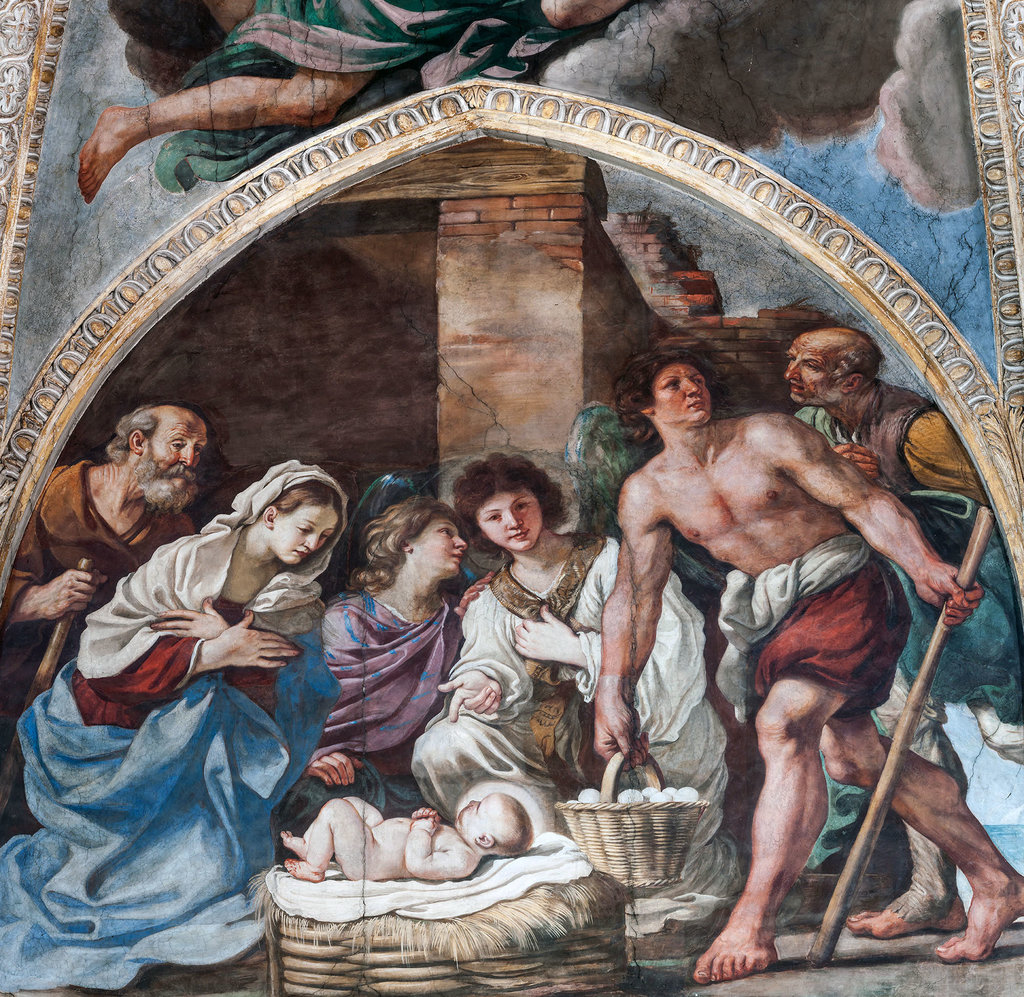 Zoom guercino  affreschi della cupola del duomo di piacenza  1626 1627  2 